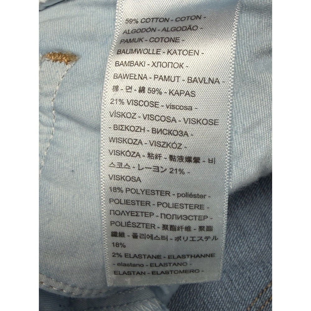 Levi's 311 Women's Shaping Skinny Denim Capri Dark Wash Jeans Size 32 (32x31) - Picture 9 of 13